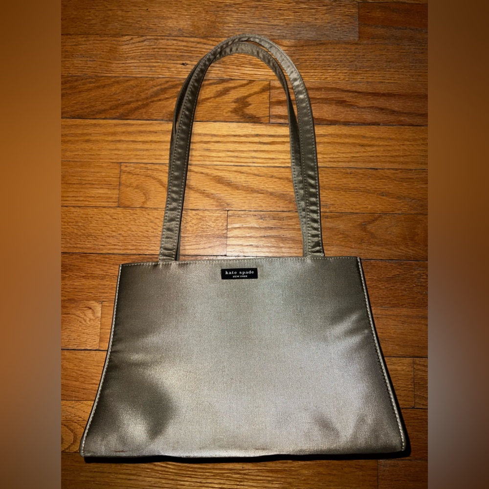 Kate Spade Shimmering Silver Shoulder Bag
